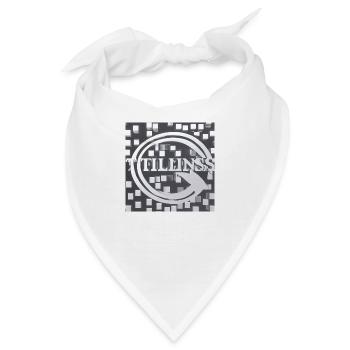 zeitloser stiel - Bandana - Weiß - Vorne