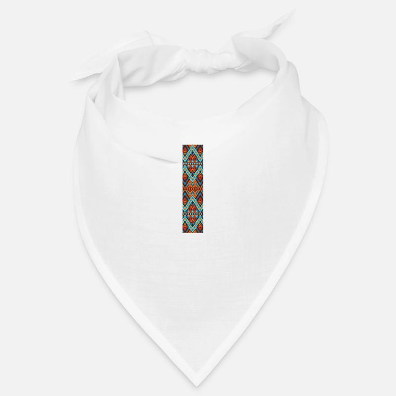 Letter I- boho design, Colorful monogram Bandana