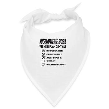 jugendweihe 2023 Part1 - Bandana - Weiß - Vorne