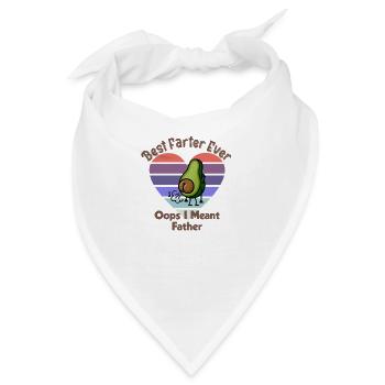 Bester Vater aller Zeiten - Bandana - Weiß - Vorne