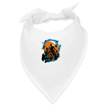 Basketball Freak Logo - Bandana - Weiß - Vorne