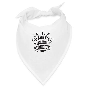Daddy´s new Sidekick - Bandana - Weiß - Vorne