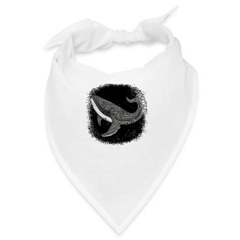 funny quote whale gift funny boat present idea - Bandana - Weiß - Vorne