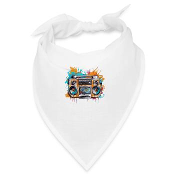Graffiti Radio - Bandana - Weiß - Vorne