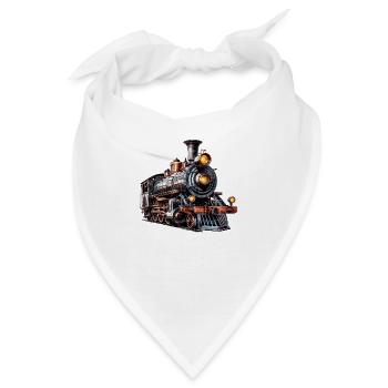 Die Dampflokomotive, ein Spielzeug für Erwachsene - Bandana - Weiß - Vorne