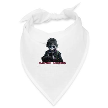 smombie incoming - Bandana - Weiß - Vorne