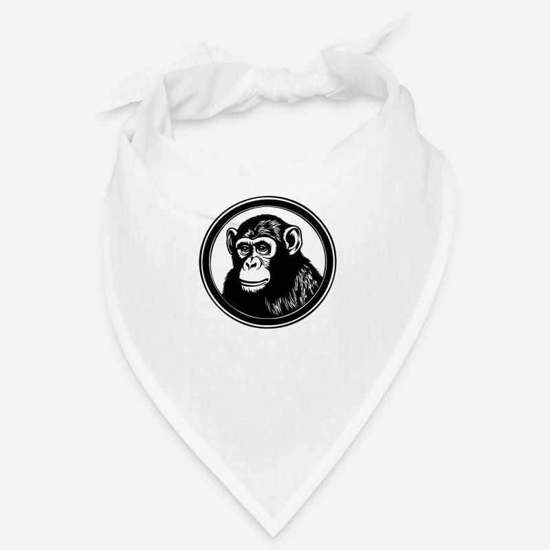 Monkey Monkey Monkey Face Jungle Bandana