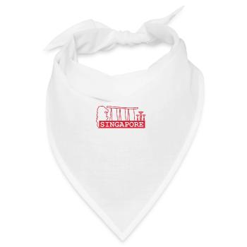 Singapur - Bandana - Weiß - Vorne