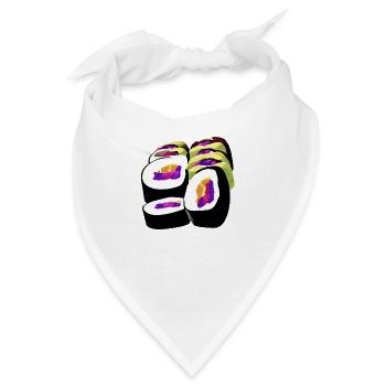 Sushi - Bandana - Weiß - Vorne