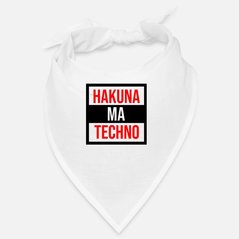 Hakuna Techno Zitat Bandana