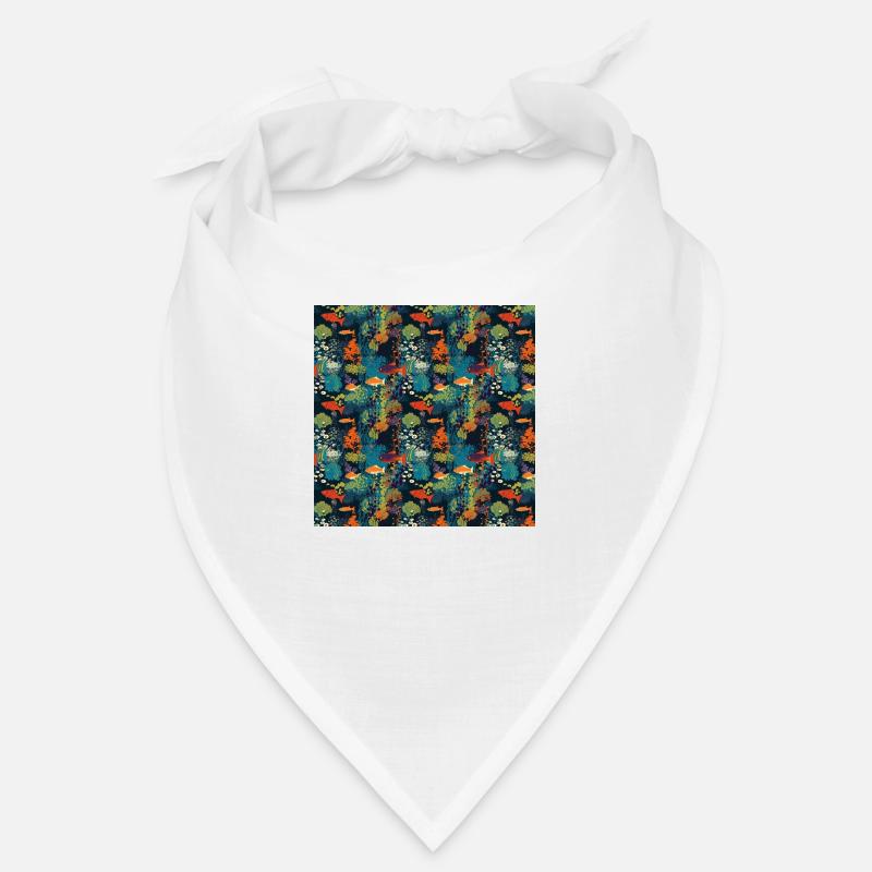 Aquatic Seamless Pattern Sealife Ocean Underwater Bandana