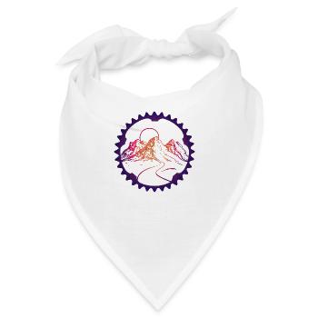 Fahrrad - Bandana - Weiß - Vorne