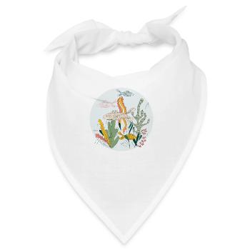 Meerestiere - Bandana - Weiß - Vorne