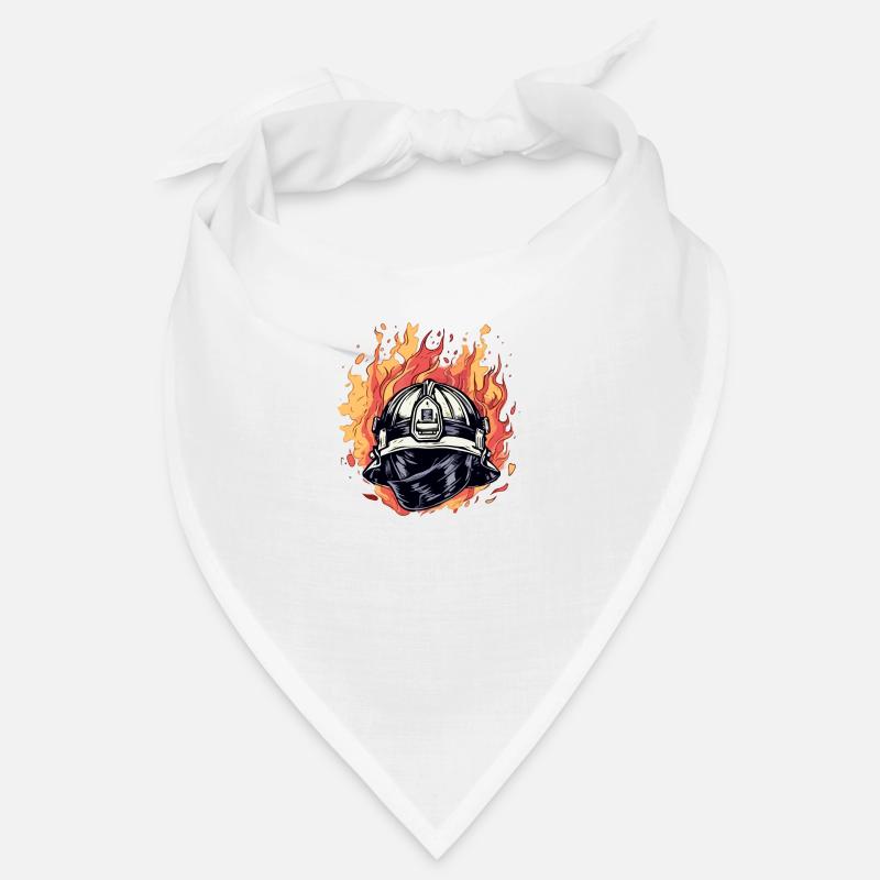 Casque de pompier en feu n°2 Bandana