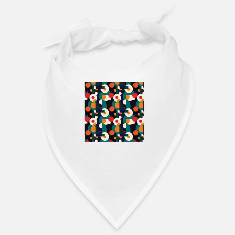 Formes abstraites sans couture Lignes Art moderne Bandana