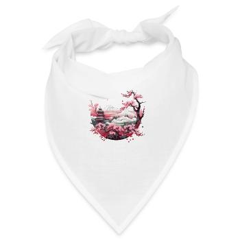 Japan World - Bandana - Weiß - Vorne