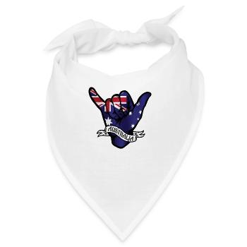 Australia Shaka - Bandana - Weiß - Vorne