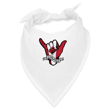 Canada Shaka - Bandana - Weiß - Vorne