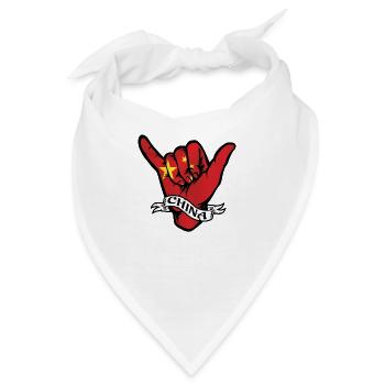 China Shaka - Bandana - Weiß - Vorne