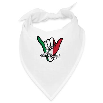 Italy Shaka - Bandana - Weiß - Vorne