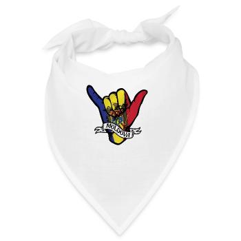 Moldova Shaka - Bandana - Weiß - Vorne