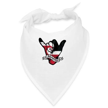 Maori Shaka - Bandana - Weiß - Vorne