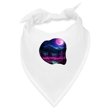 Vollmondnatur - Bandana - Weiß - Vorne