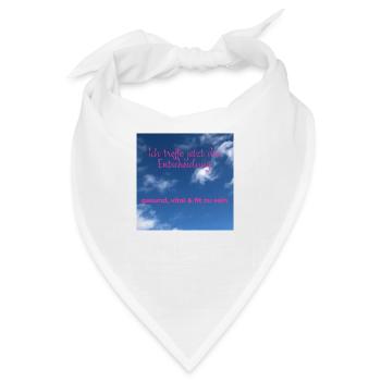 Ich treffe jetzt die Entscheidung - Bandana - Weiß - Vorne