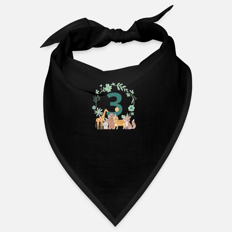 3rd anniversary - third anniversary animals Bandana