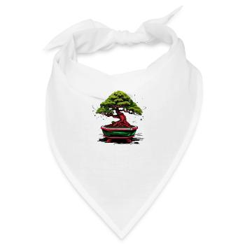 Der Bonsai Baum - Bandana - Weiß - Vorne