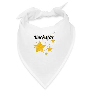 Rock Star - Bandana - Weiß - Vorne