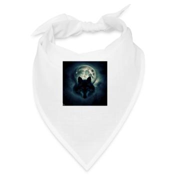 Wolf Moon - Bandana - Weiß - Vorne