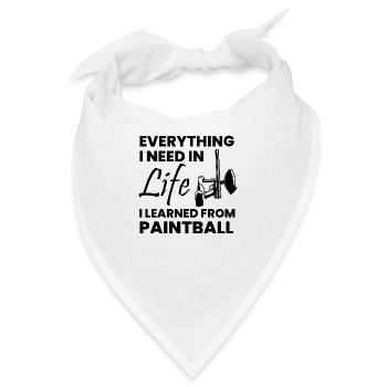 Paintball Airsoft - Bandana - Weiß - Vorne