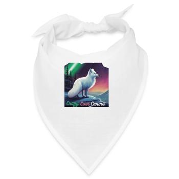 Crazy Polarfuchs - Bandana - Weiß - Vorne