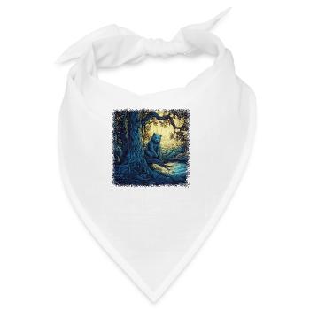 funny sayings quote present statement polar bear - Bandana - Weiß - Vorne