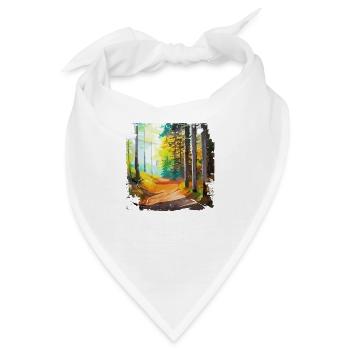 Forest🌳 - Bandana - Weiß - Vorne