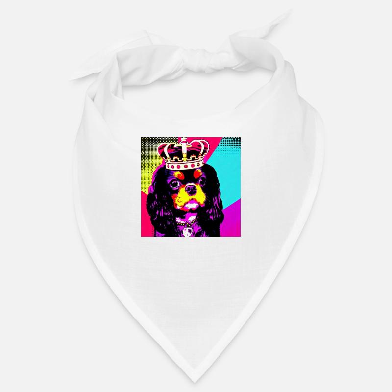 Cavalier King Charles Spaniel Pop Art Bandana