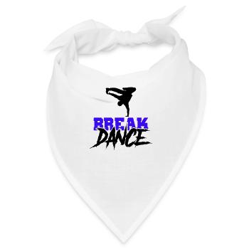 break dance - Bandana - Weiß - Vorne