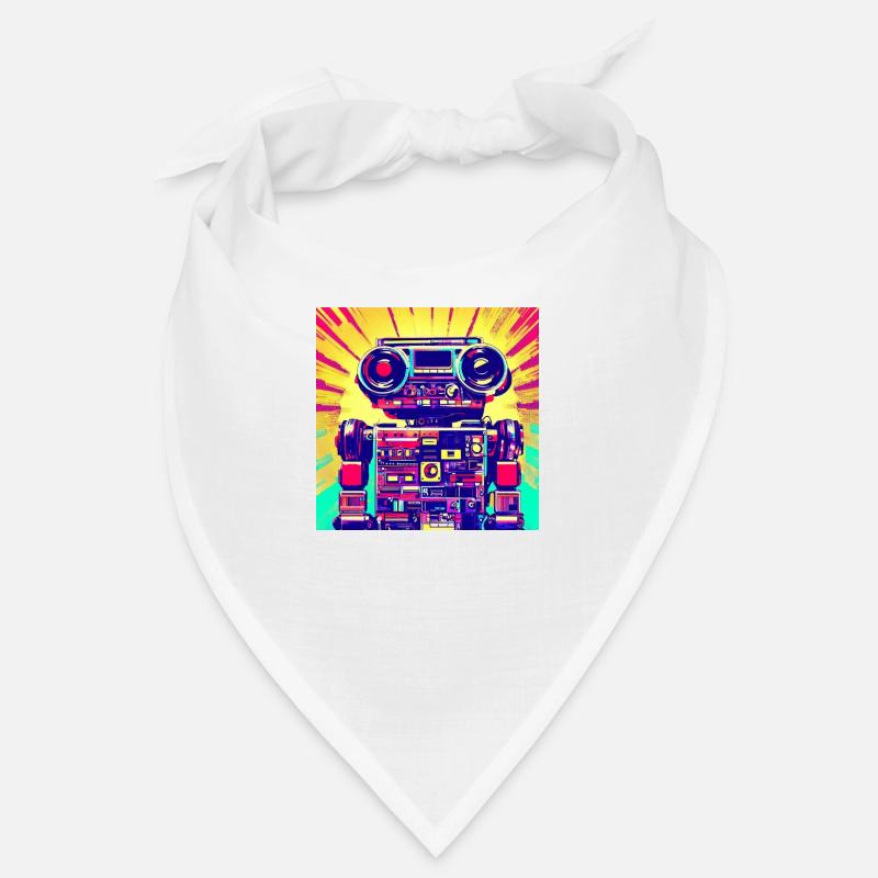 Pop Art Style Robot à partir d’un système stéréo Bandana