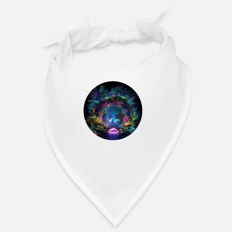 Aventures dans la jungle brillante: Neon Jungle Explore Bandana