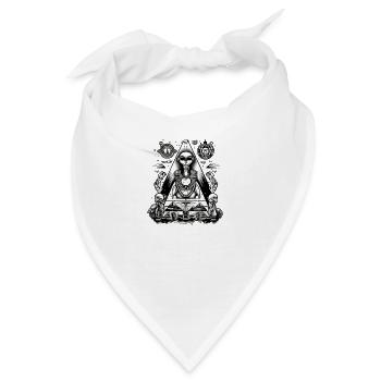 Zim, der außerirdische Pharao - Bandana - Weiß - Vorne