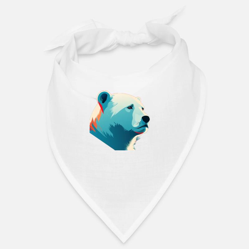 Ours blanc Bandana