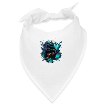 ghost ship - Bandana - Weiß - Vorne