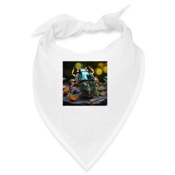 aqua scarab - Bandana - Weiß - Vorne