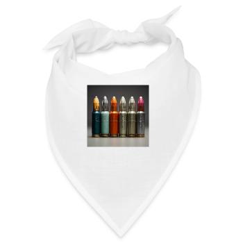 Farb-Patronen - Bandana - Weiß - Vorne