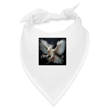 White dragon - Bandana - Weiß - Vorne