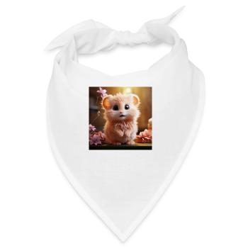 Fluffy mouse - Bandana - Weiß - Vorne