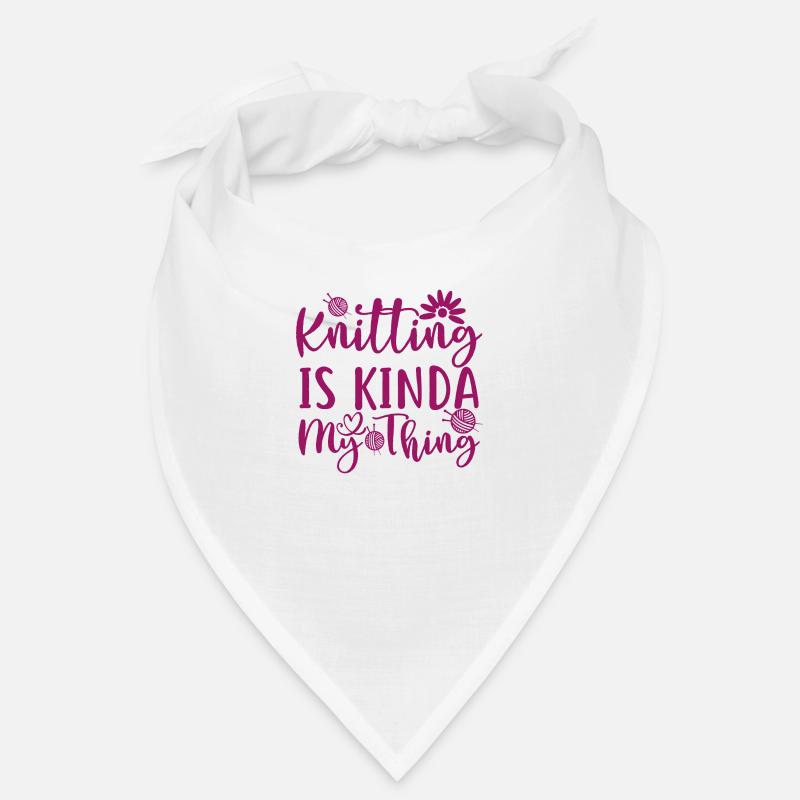 Knitting is a kinda my thing, knitting handwork Bandana