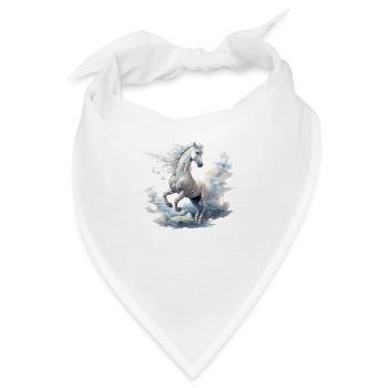 das weiße Pferd - Bandana - Weiß - Vorne