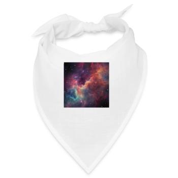 A.I. Nebula Galaxy - Bandana - Weiß - Vorne